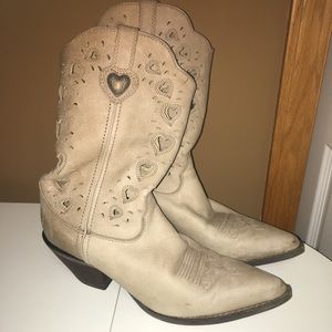 Durango Heart Cutout Cowboy Boots